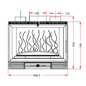 Documentation Foyer insert 700 vitre gauche Invicta 667744 