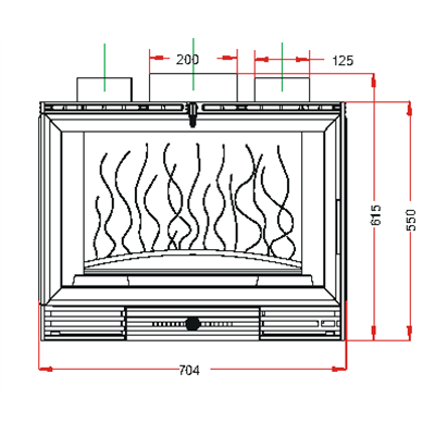 Invicta 667944  Documentation Foyer insert 700 3 vitres Invicta 667944  0,00 €