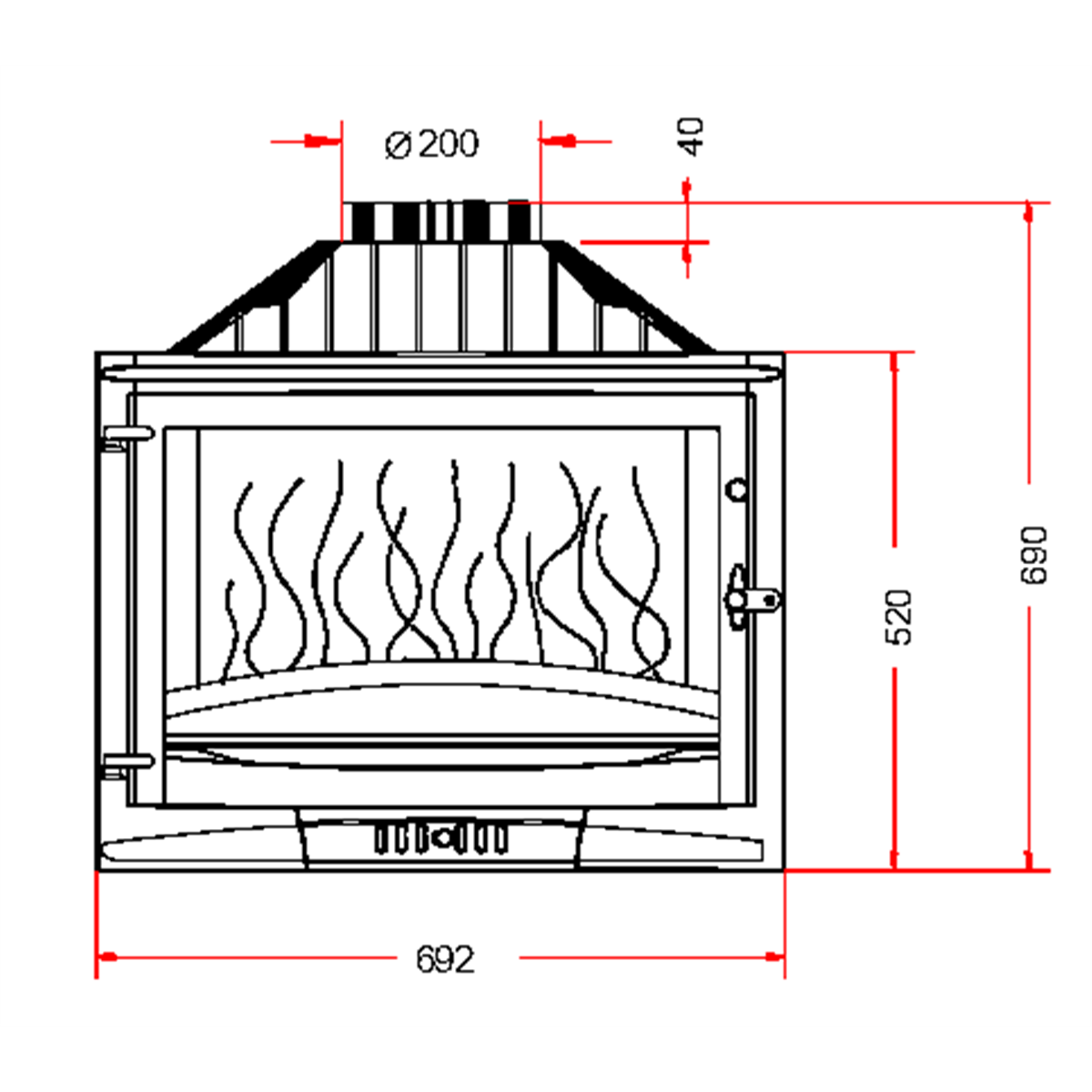 Invicta 678100  Documentation Foyer insert 700 Selenic chaudière Invicta 678100 0,00 €