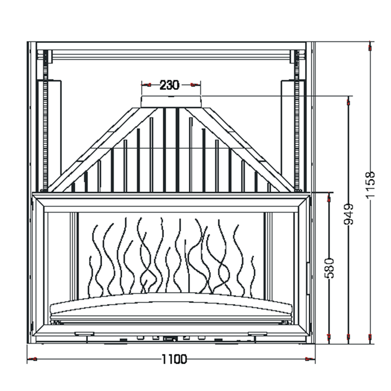 Documentation Foyer insert 1100 DO Invicta 681144 