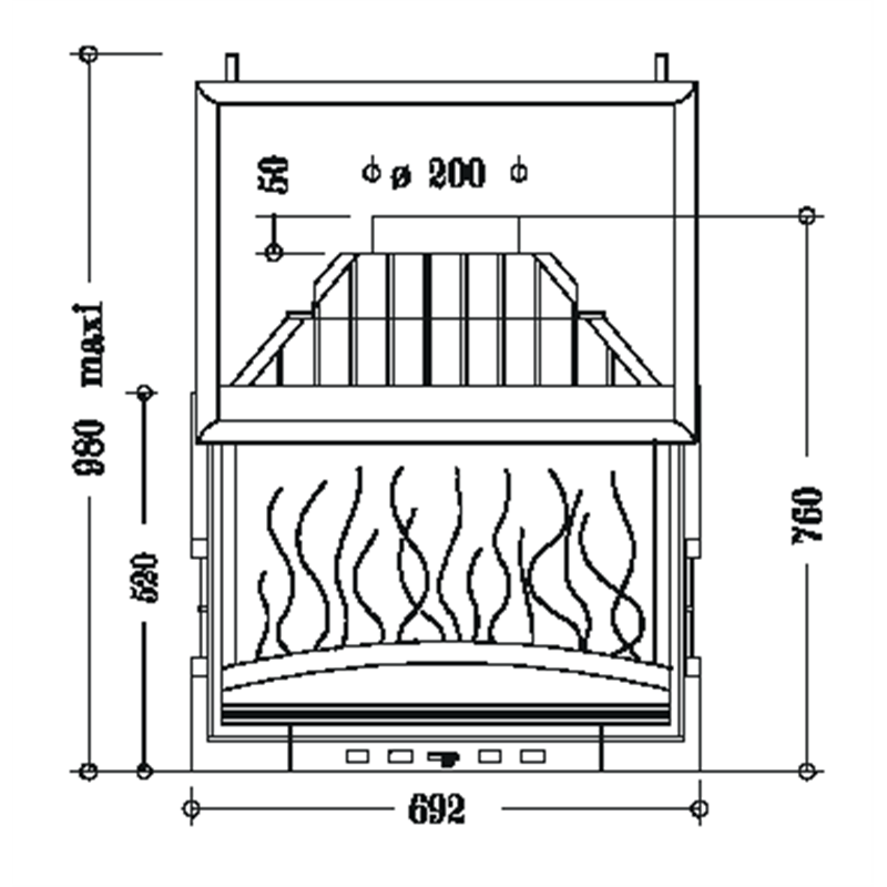 Documentation Foyer insert 700 GV porte relevable Invicta 687144