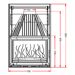 Invicta 687344  Documentation Foyer insert 700 DO Prismatique Invicta 687344 0,00 €