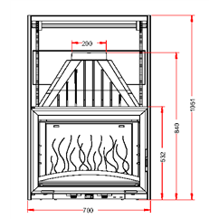 Invicta 687744  Documentation Foyer insert 700 DO Panoramique Invicta 687744 0,00 €