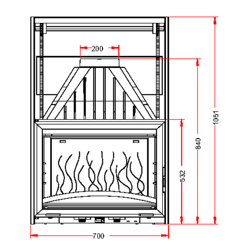 Documentation Foyer insert 700 DO Panoramique Invicta 687744