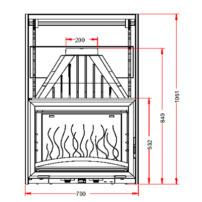 Invicta 687744  Documentation Foyer insert 700 DO Panoramique Invicta 687744 0,00 €