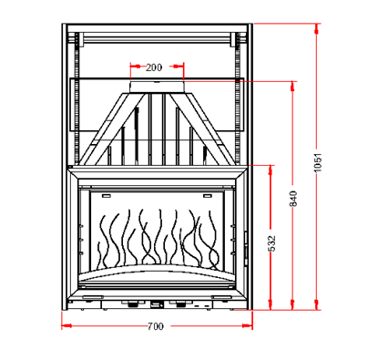 Invicta 687744  Documentation Foyer insert 700 DO Panoramique Invicta 687744 0,00 €