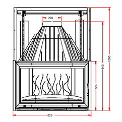 Invicta 688544  Documentation Foyer insert 850 porte relevable Invicta 688544 0,00 €