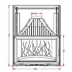 Invicta 689044  Documentation Foyer insert 900 double ouverture Invicta 689044 0,00 €