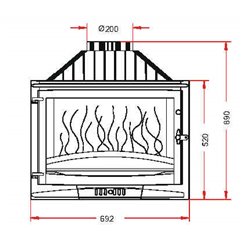 Invicta AD676901  Documentation Foyer insert 700 coté gauche vitré Invicta AD676901 0,00 €