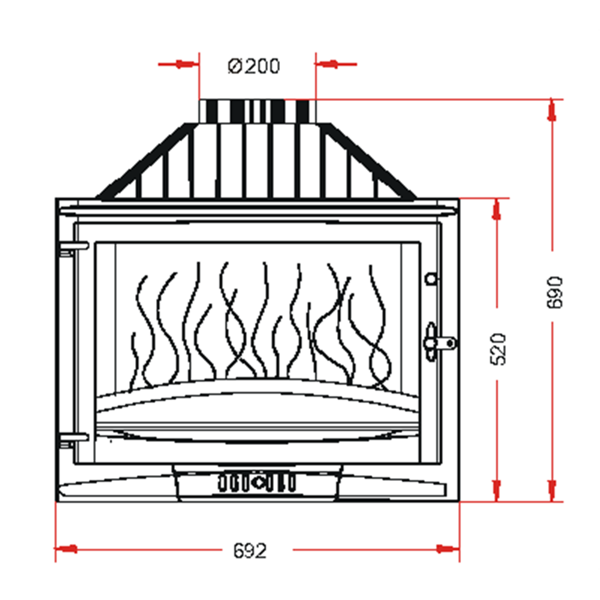 Invicta AD676902  Documentation Foyer insert 700 Selenic coté droit vitré Invicta AD676902 0,00 €