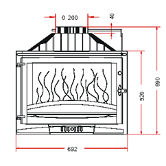 Invicta AD676905  Documentation Foyer insert 700 Selenic avec volet Invicta AD676905 0,00 €