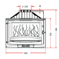 Documentation Foyer insert 700 Selenic avec volet Invicta AD676905