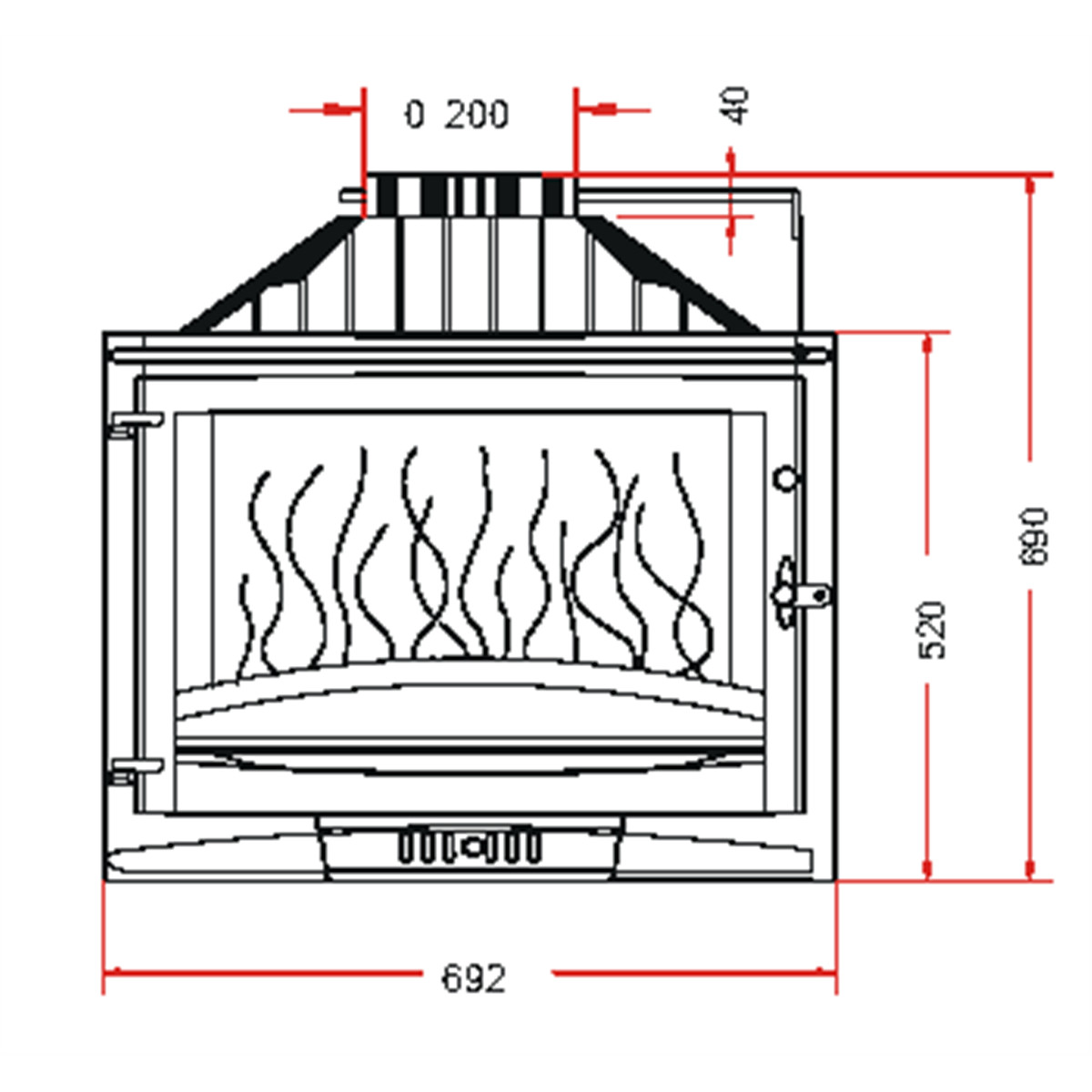 Invicta AD676905  Documentation Foyer insert 700 Selenic avec volet Invicta AD676905 0,00 €