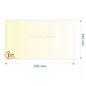 Vitre réfractaire Vitrocéramique 426x240mm Deville AK1 AK2
