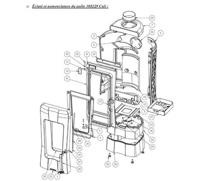 388129 Cali Godin Documentation poêle à bois Cali 388129 Godin 0,00 €
