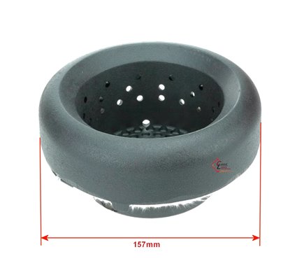 704436  Pot bruleur ou creuset rond de foyer pour poele a granulé Palazzetti 127,20 €