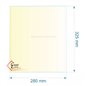 Vitre réfractaire Vitrocéramique 325x280 mm Palazzetti