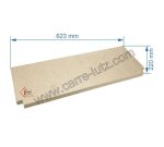 70529030  Plaque vermiculite 623x220x25 de poêle Barbas  57,40 €