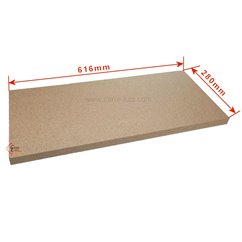 70529031  Plaque vermiculite 616x280x25 de poêle Barbas  76,40 €