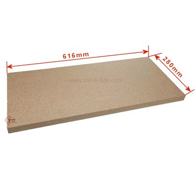 70529031  Plaque vermiculite 616x280x25 de poêle Barbas  76,40 €