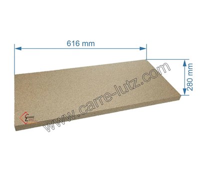 70529031  Plaque vermiculite 616x280x25 de poêle Barbas  76,40 €