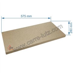 70529032  Plaque vermiculite 575x280x25 de poêle Barbas  76,40 €