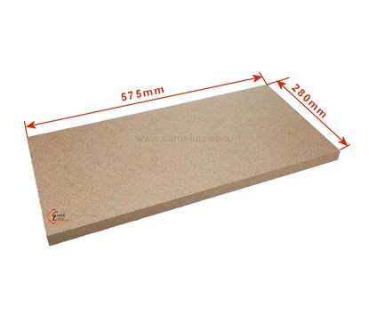 70529032  Plaque vermiculite 575x280x25 de poêle Barbas  76,40 €