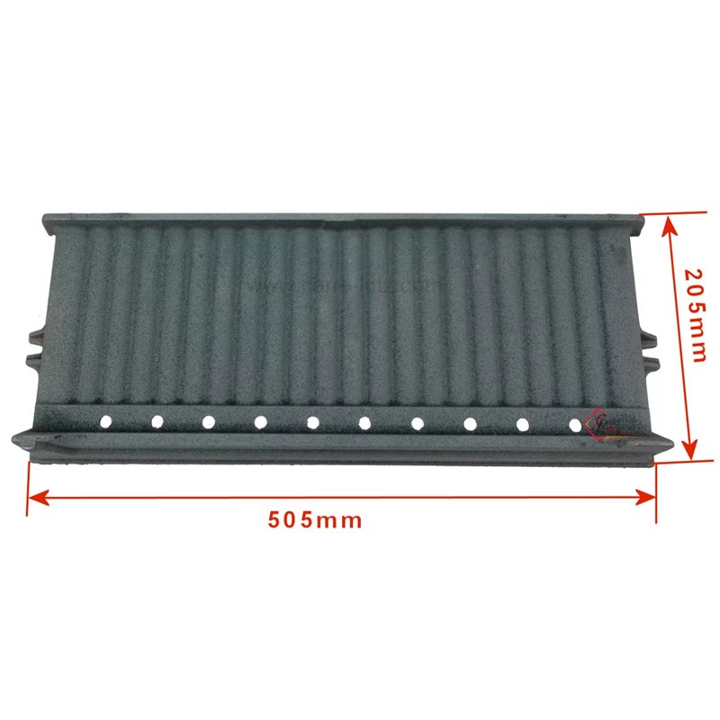 Brique conduit d'air 13906660125000 pour insert Godin 660125