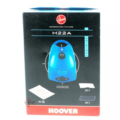 802053  Sacs d'aspirateur par 5 Hoover SC100 SC150 25,90 €