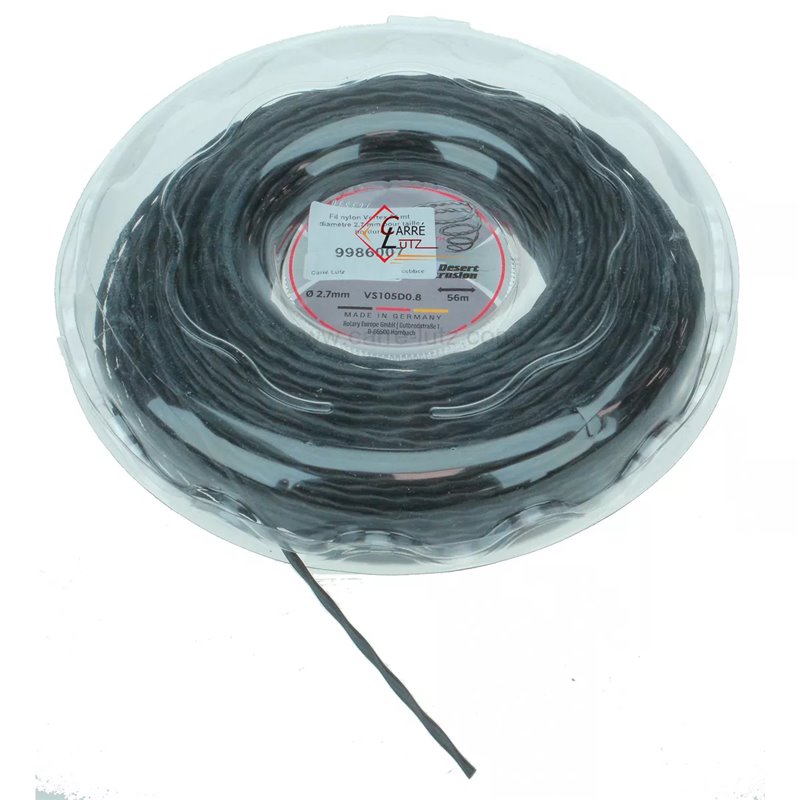 Fil nylon Vortex 56 mt diamètre 2,7 mm pour taille bordure