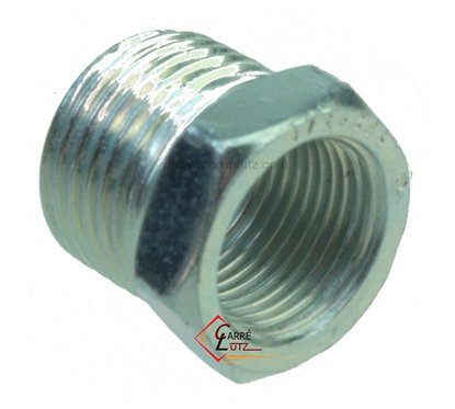 543113  Raccord 1/2 male 3/8 gaz femelle pour bougie de pôele à granulés 3,60 €