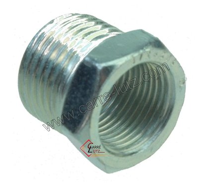 543113 Raccord 1/2 male 3/8 gaz femelle pour bougie de pôele à granulés 3,60 €
