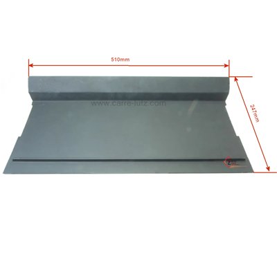 702538  10164364101 - Plaque de foyer latérale pour convecteur Godin 364101 74,10 €