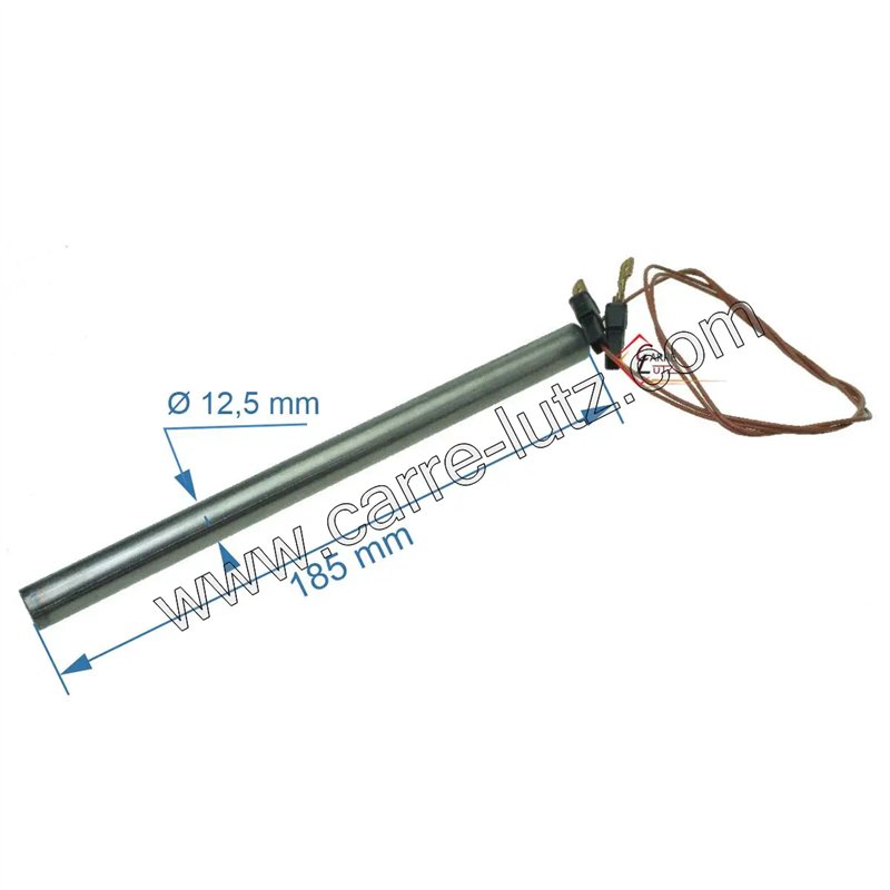 703982  Résistance 400W 12,5 mm longueur 185 mm de poêle à pellet Nordica Extraflame 44,90 €