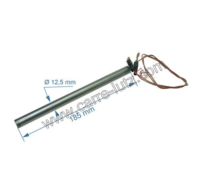 703982  Résistance 400W 12,5 mm longueur 185 mm de poêle à pellet Nordica Extraflame 44,90 €