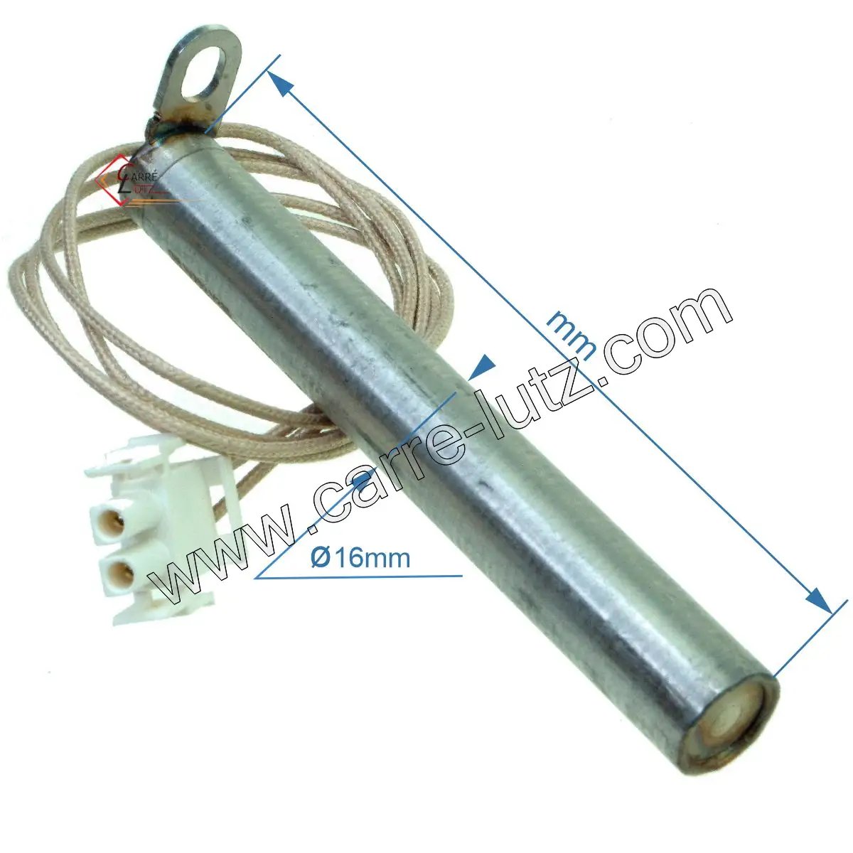 70390001 Résistance 350W 16 mm longueur 120 mm de poêle à pellet Cola Ferroli 59,10 € 70390001 Résistance 350W 16 mm longueur 120 mm de poêle à pellet Cola Ferroli 59,10 €