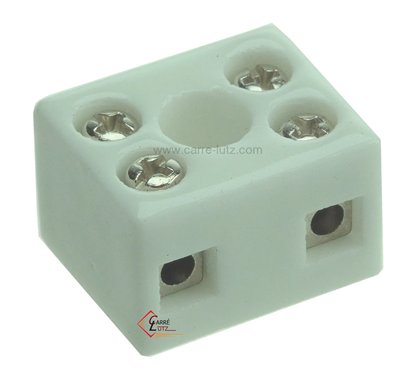 Domino en porcelaine bipolaire 2,5 mm²