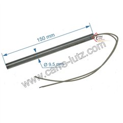703953 Résistance 300W 9,5 mm longueur 150 mm de poêle à pellet 37,40 €