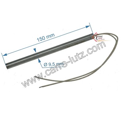 703953 Résistance 300W 9,5 mm longueur 150 mm de poêle à pellet 37,40 €