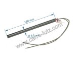 703953  Résistance 300W 9,5 mm longueur 150 mm de poêle à pellet 37,40 €