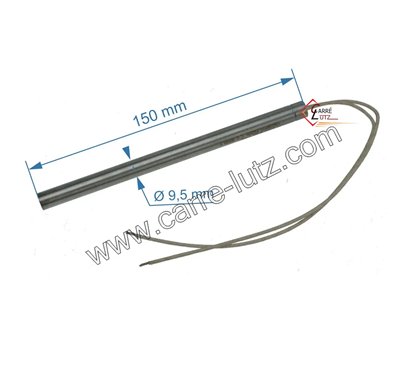 703953 Résistance 300W 9,5 mm longueur 150 mm de poêle à pellet 37,40 €