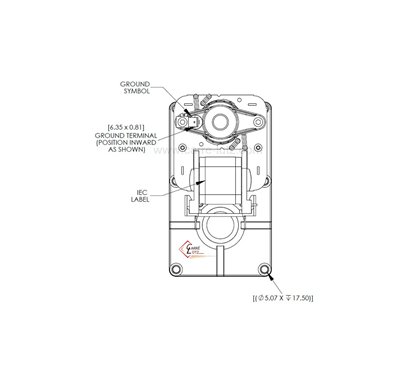 Motoréducteur de vis sans fin 1,1 tour/minute Merkle Korff S10997 de poele à pellet
