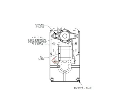 Motoréducteur de vis sans fin 3,3 tour/minute Merkle Korff S11011 de poele à pellet