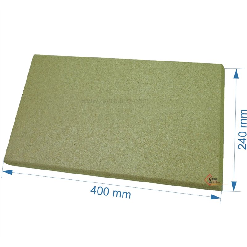Plaque arrière vermiculite de poêle Wanders