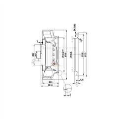 Ventilateur air 895744740 de poele a pellet Godin Palazetti