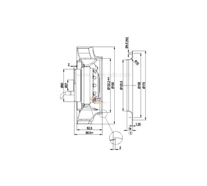 Ventilateur air 895744740 de poele a pellet Godin Palazetti