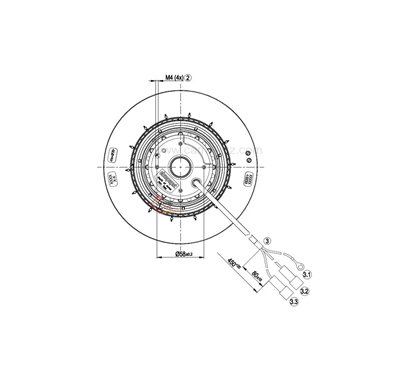 23190019  Ventilateur air 895744740 de poele a pellet Godin Palazetti 235,50 €