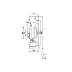 Ventilateur air R2E220-RA38-30 de poele a pellet CMG