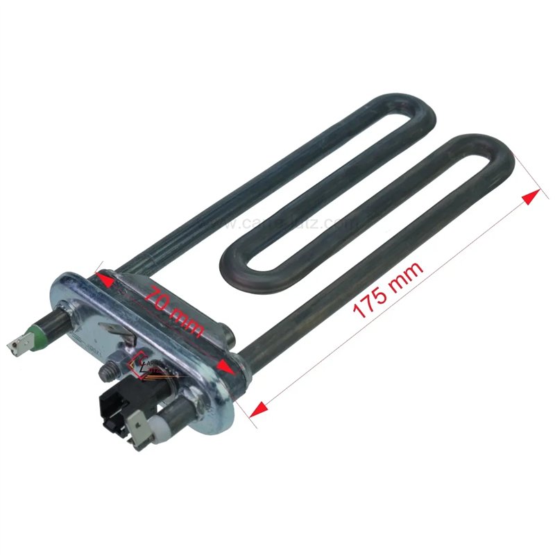 C00112578 - Résistance 1700W avec sonde de lave linge Ariston Indesit Scholtes