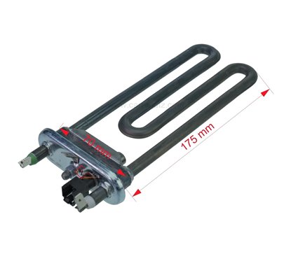 C00112578 - Résistance 1700W avec sonde de lave linge Ariston Indesit Scholtes